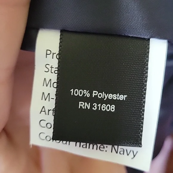 NWT Jos. A. Bank Navy Windbreaker Jacket Sleek Lightweight Design - Picture 5 of 10